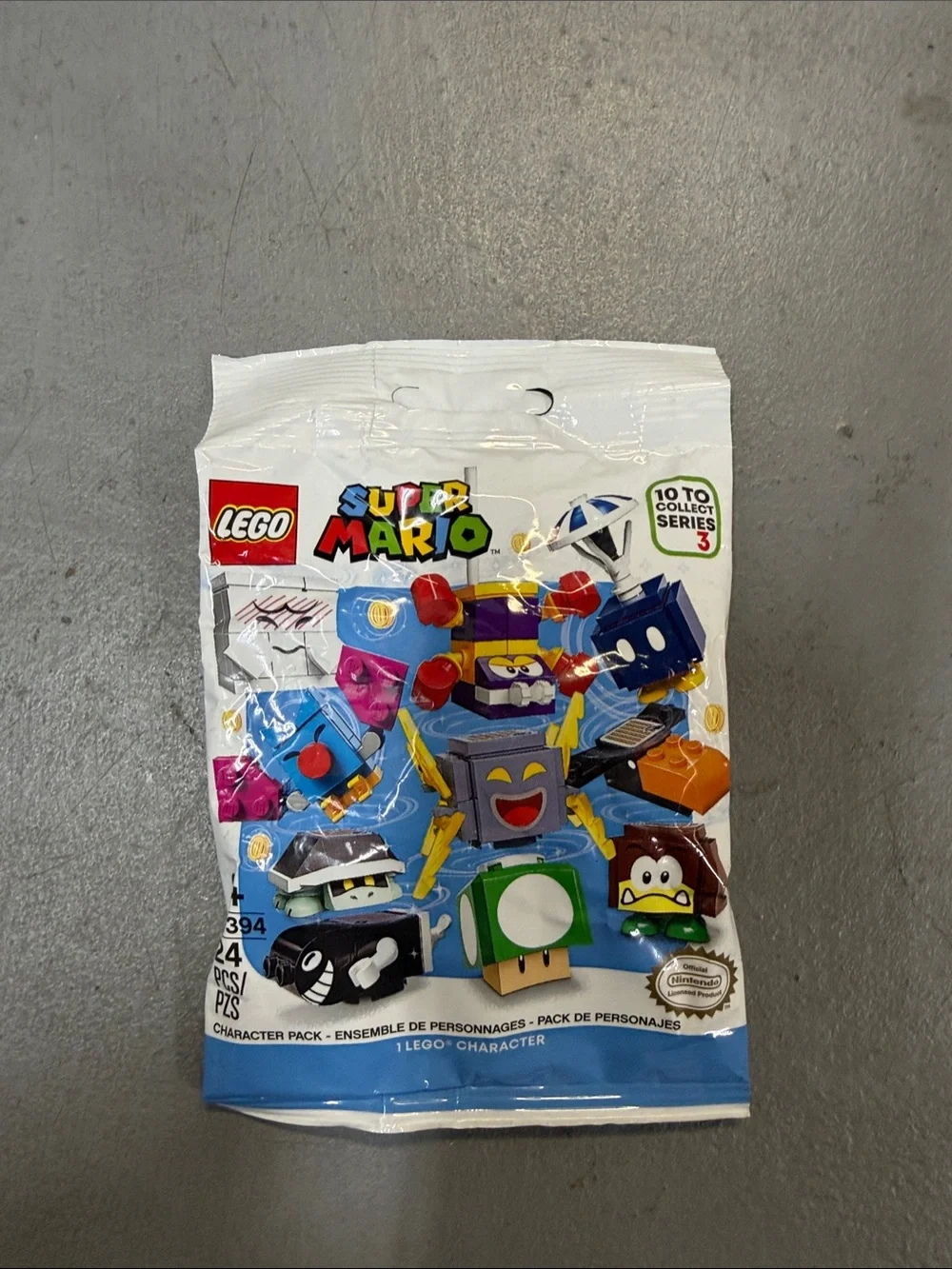 LEGO Super Mario Pack - White with Multicolor Characters (3 of them)